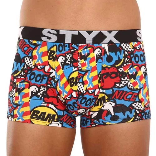 STYX Men's boxers art sports rubber oversize poof (R1153)
