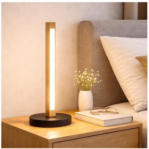  LED stona lampa VERDE LED/10W/230V 3000K hrast/crna Cene