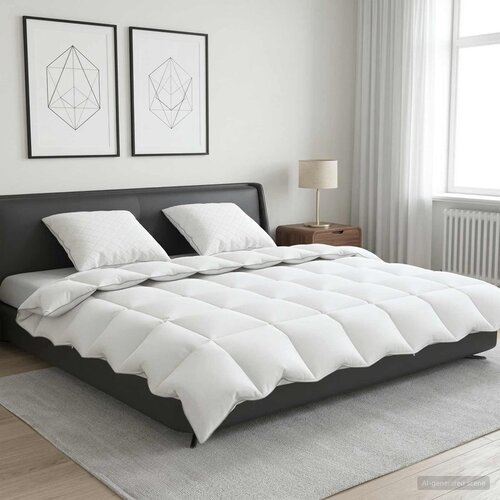  90% guska dol set FULDA 3 kom. 200 x 240 cm Zima 300 GSM Bijela Slike