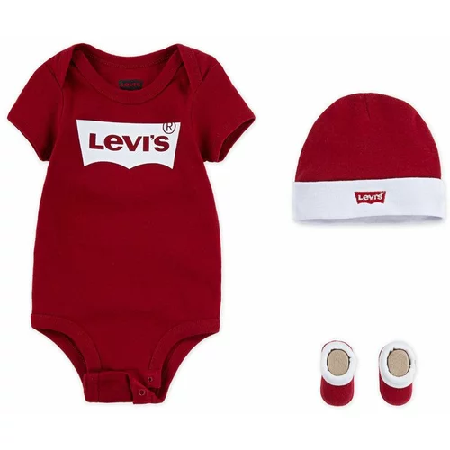 Levi's Komplet za bebe boja: crvena