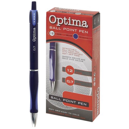 Optima Kemični svinčnik TB 204-A, moder Slike