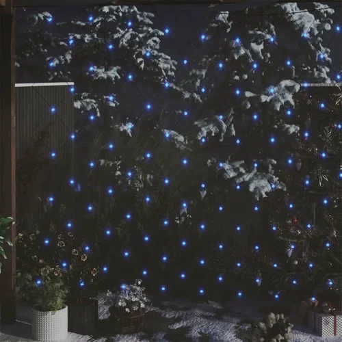  Božićna svjetlosna mreža svjetloplava 4 x 4 m 544 LED