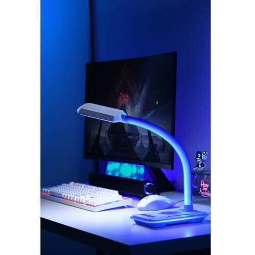  Immax 08989L - LED RGBW prigu&amp;scaron;iva stona lampa sa Qi bežičnim punjenjem 30W/230V crna Slike