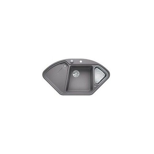 Blanco sudoper DELTA II-F InFino SILGRANIT ANTRACIT, pribor 18/10, s dalj.upr. Slike