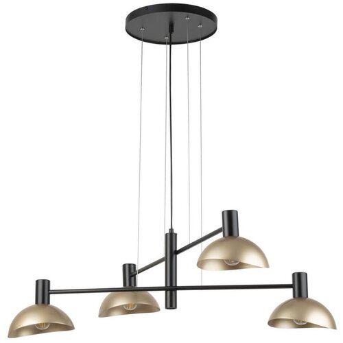 Luster na sajli ARTIS 4xE14/40W/230V crno-zlatni Cene