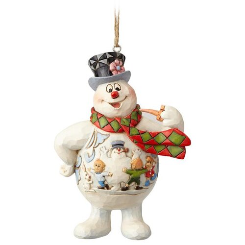 Jim Shore figura Wonderland Snowman Hanging Ornament Figure Slike