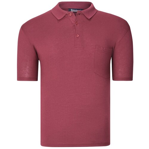 Dewberry T0061 MENS T-SHIRT-LIGHT BURGUNDY Slike