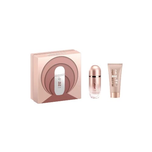 Carolina Herrera Ženski set 212 Vip Rose, EDP, 80 ml + Losion za telo, 100 ml Slike