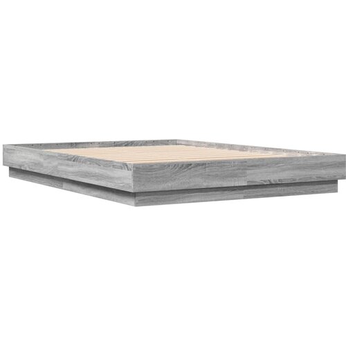  Okvir za krevet boja hrasta 150x200 cm od konstruiranog drva Slike