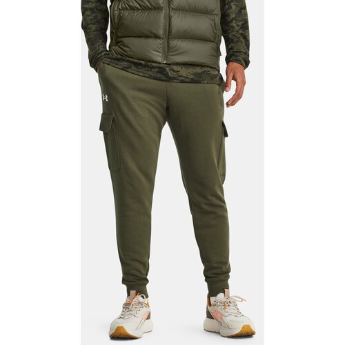 Under Armour Sweatpants UA Rival Fleece Cargo Jogger-GRN - Men Slike