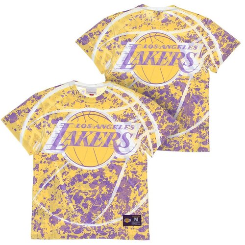 Mitchell And Ness mu&amp;scaron;ka Los Angeles Lakers Mitchell &amp;amp; Ness Jumbotron majica Slike