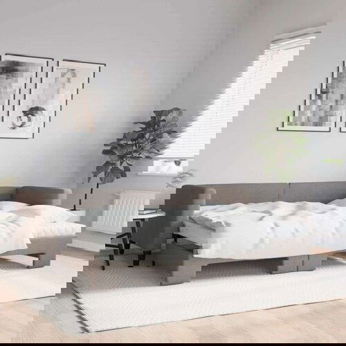  Dnevni krevet na razvlačenje smeđesivi 80 x 200 cm od tkanine Cijene