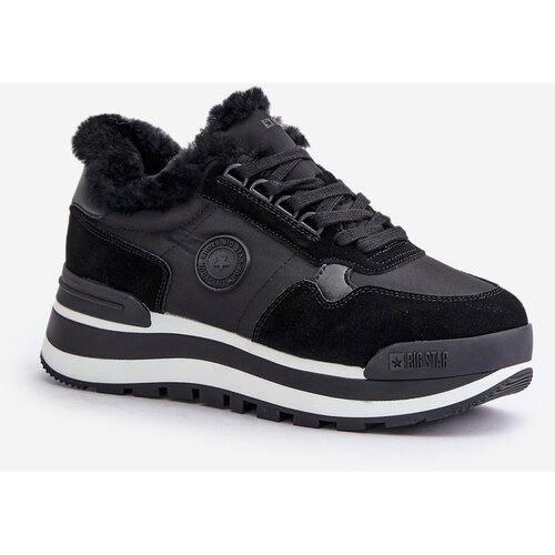 Big Star Women's insulated platform sneakers Big Star black Cijene
