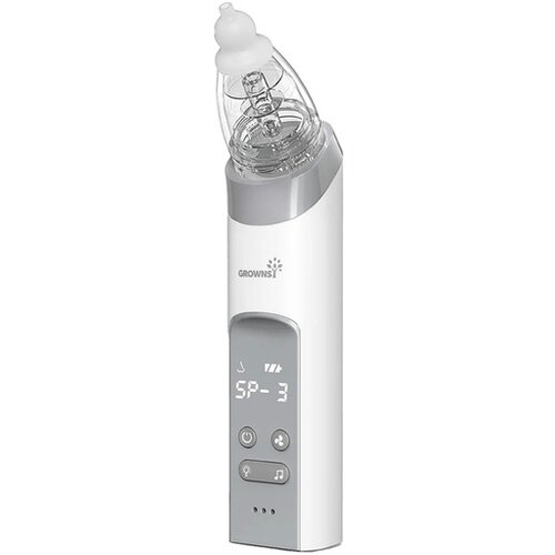 GROWNSY Nosni aspirator s 3 konicami (siv) Cene