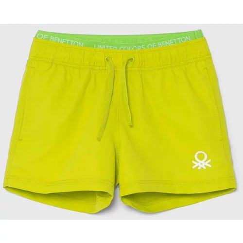 United Colors Of Benetton Otroške kopalne kratke hlače zelena barva