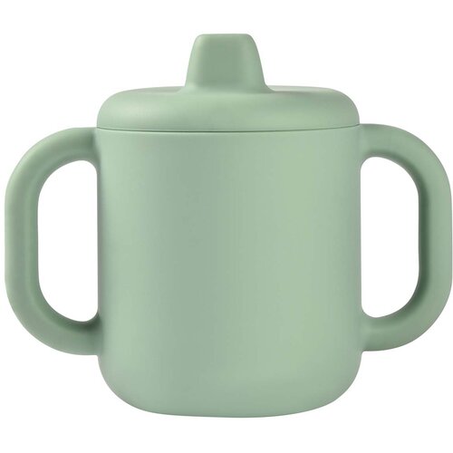 Béaba® silikonska skodelica za učenje pitja sage green Cene