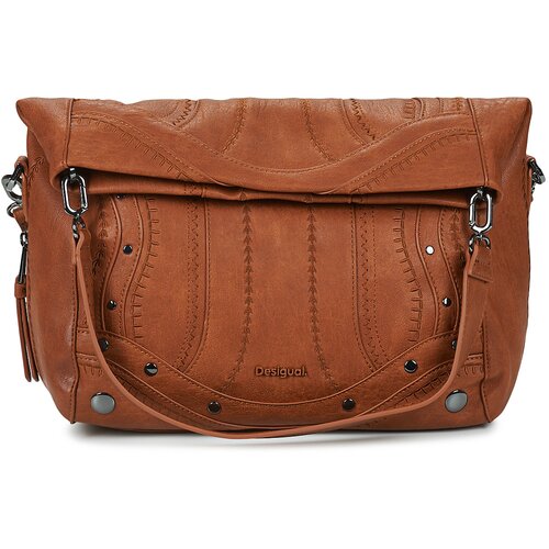 Desigual Ročne torbice BAG_EMBRO PATCH LOVERTY C 25WAXPA8 Kostanjeva Cene
