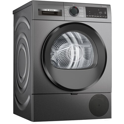 Bosch WQG243DR10 Serija 6 Su&amp;scaron;ilni stroj 9 kg, toplotna crpalka, siva Slike