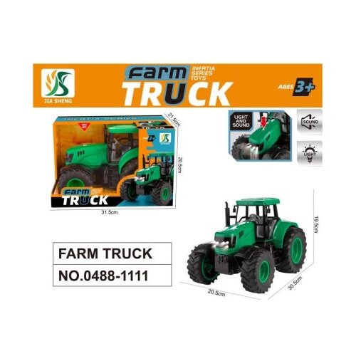 Hk Mini igračka farmerski traktor, plavo-crveni Cene