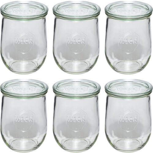 WECK tulip jar 1062ml set of 6 Slike