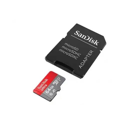 Sandisk Micro SD 64GB Ultra + adapter SDSQUAB-064G-GN6MA Cene