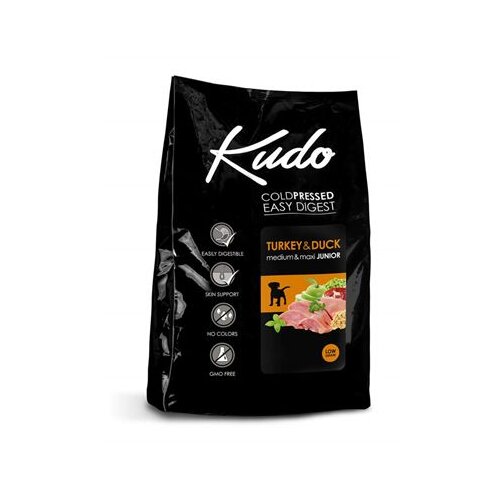 Kudo hrana za štence turkey&duck medium maxi junior 3kg Cene