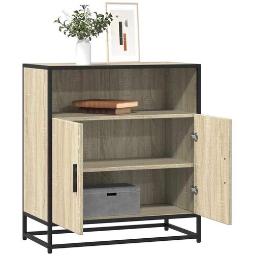 VidaXL Komoda boja hrasta 68x35x76 cm konstruirano drvo Slike