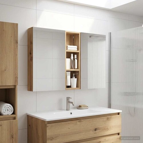  Set ormarića za kupaonicu 3 kom. 100 x 10,5 x 60,5 cm Cijene