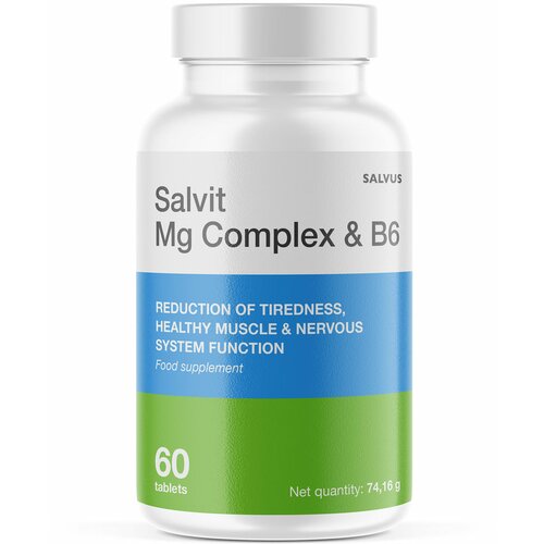 Salvit magnezijum sa vitaminom B6 60 tableta Slike