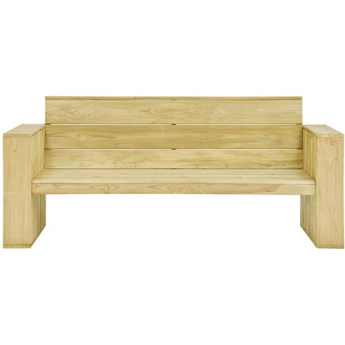 VidaXL Vrtna klupa 179 cm od impregnirane borovine Slike
