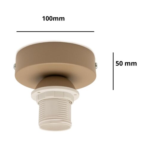 Brilagi plafonsko svetlo party 1xE27/60W/230V, prečnik 10 cm, bež Slike
