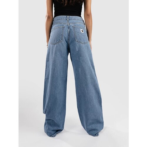 Carhartt WIP Jane Kavbojke heavy stone wash blue Slike