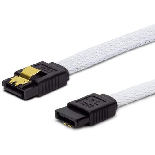 Savio kabel sata iii 30cm pleteni beli Slike