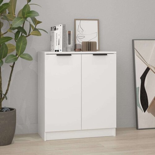 vidaXL Komoda bijela 60x30x70 cm od konstruiranog drva Cijene