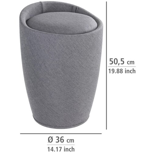Wenko siva ko&scaron;ara za rublje i stolica 2u1o Linen Look, 20 l Cijene