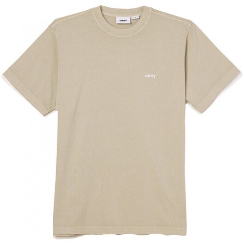Obey Majice & Polo majice Lowercase pigment tee ss Siva Cene