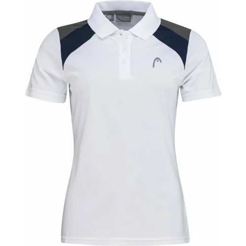 Head Club Jacob 22 Tech Polo Shirt Women White/Dark Blue L