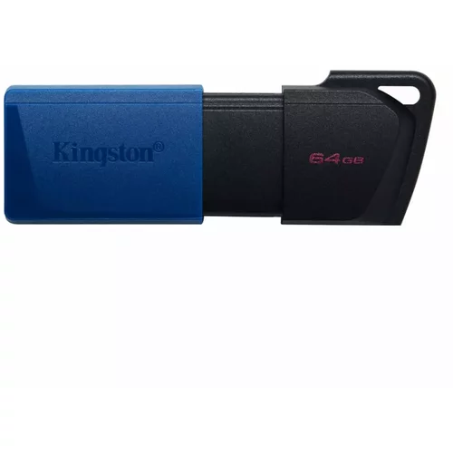 Kingston USB disk 64GB DT Exodia M, 3.2 Gen1, črno moder, drsni priključek DTXM/64GB