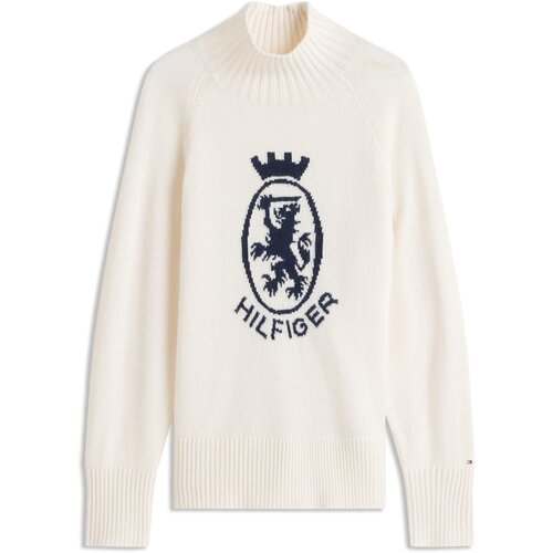 Tommy Hilfiger Pulover črna / volneno bela Slike