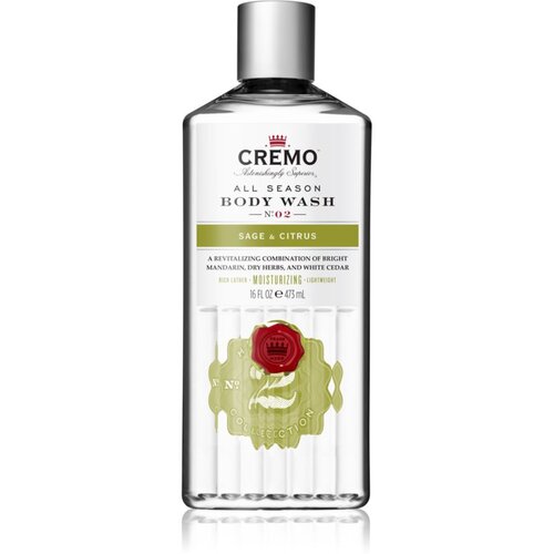 Cremo Sage and Citrus Body Wash čistilni gel za prhanje za moške 475 ml Cene