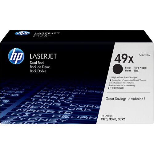 HP "Toner 49X Q5949XD Schwarz Doppelpack je 6.000 Seiten" Cijene