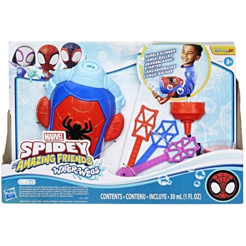 Marvel Water-Webs Bubble Slinger Puhalica za balone od sapunice Slike