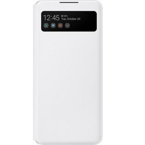 Samsung Ohišje v obliki školjke za Galaxy A42 5G Folio Model S View Cover z držalom za kartice, Bela, (21373488) Cene