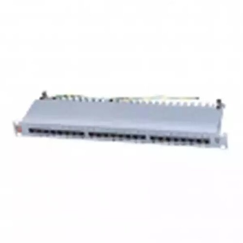 Netiks Patch panel 19/1U sa 24RJ-45 STP kat.6A Fully Shielded,dual Krone LSA&amp;amp;110 IDC SP6a-24-1U Slike