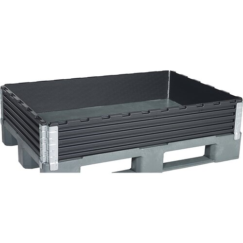 Ratioform natični okvir iz umetne mase, de 2 kosa, za evro paleto 1200 x 800 mm, diagonalno zložljivo, s 4 tečaji Slike