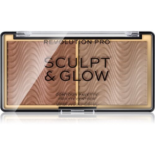 Revolution Sculpt And Glow paleta za konture in posvetlitev odtenek Light-Medium 8 g Cene