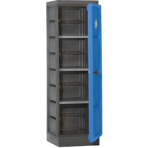 eurokraft pro PE-omara za okolju prijazno skladiščenje, 1 vrata, pocinkane police Cene