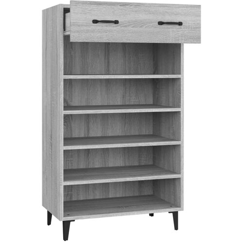  za cipele boja hrasta 60x35x105 cm konstruirano drvo Slike