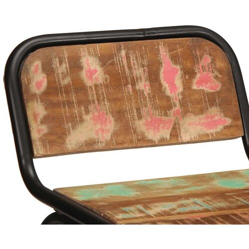 VidaXL barski stolci 4 kom 46x35,5x80 cm masivnog obnovljenog drva Slike