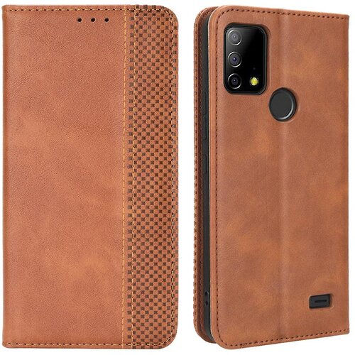 INORCO Za Vodafone Smart T23 retro telefonski ovitek, magnetna torbica iz PU usnja, stojalo za mobilni telefon, denarnica, (22033702) Cene